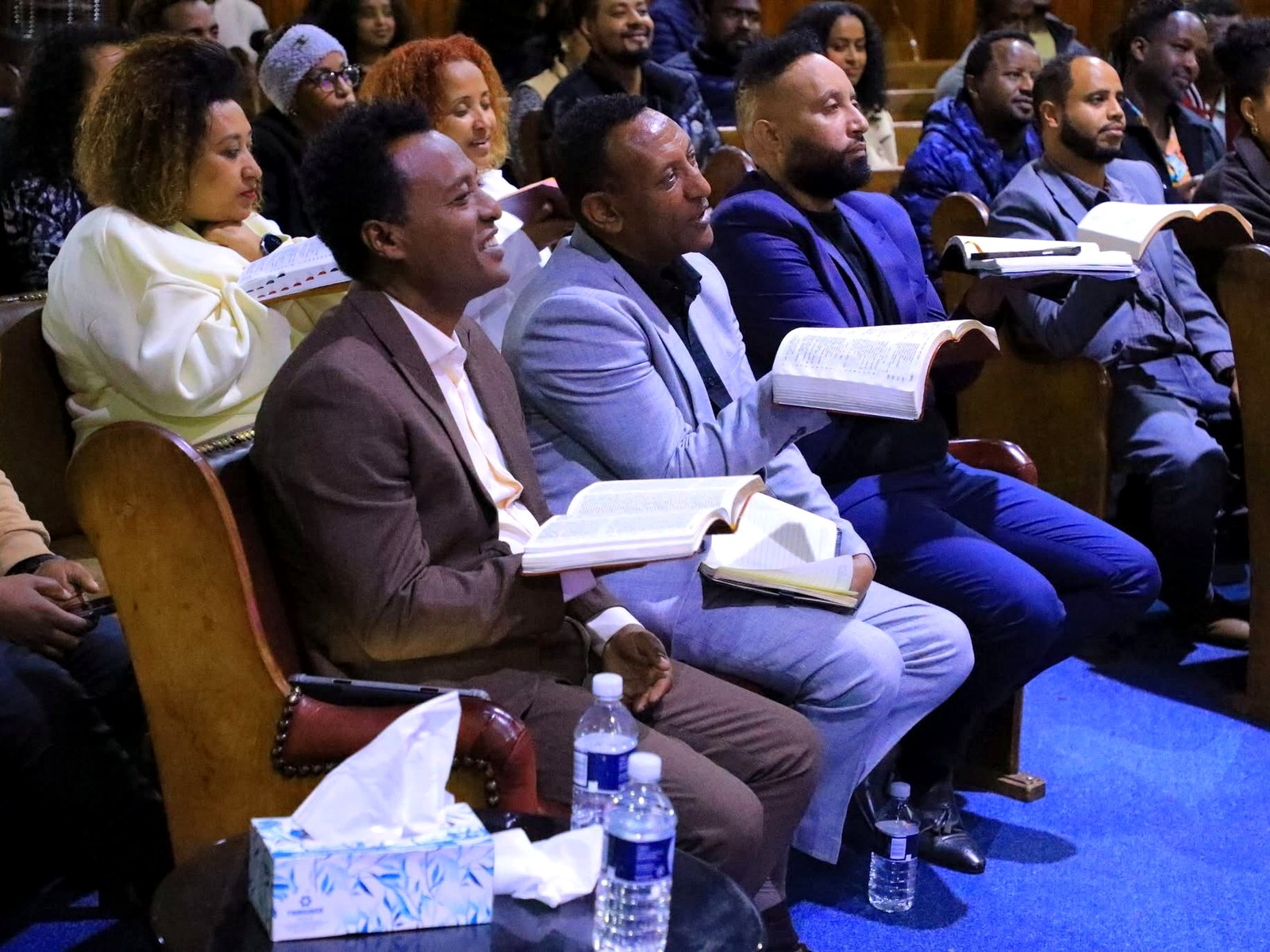 Generation for Christ congregation listening to biblical teaching